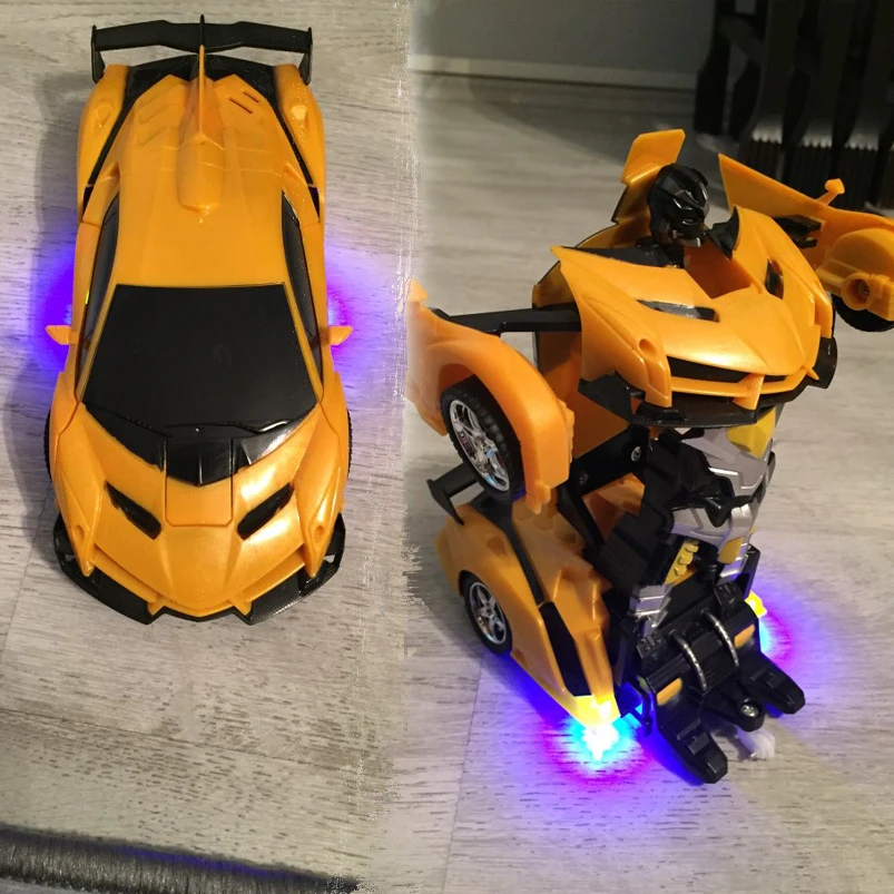 Abbyfrank 2 в 1 робот автомобиль RC игрушка модель трансформация дистанционного