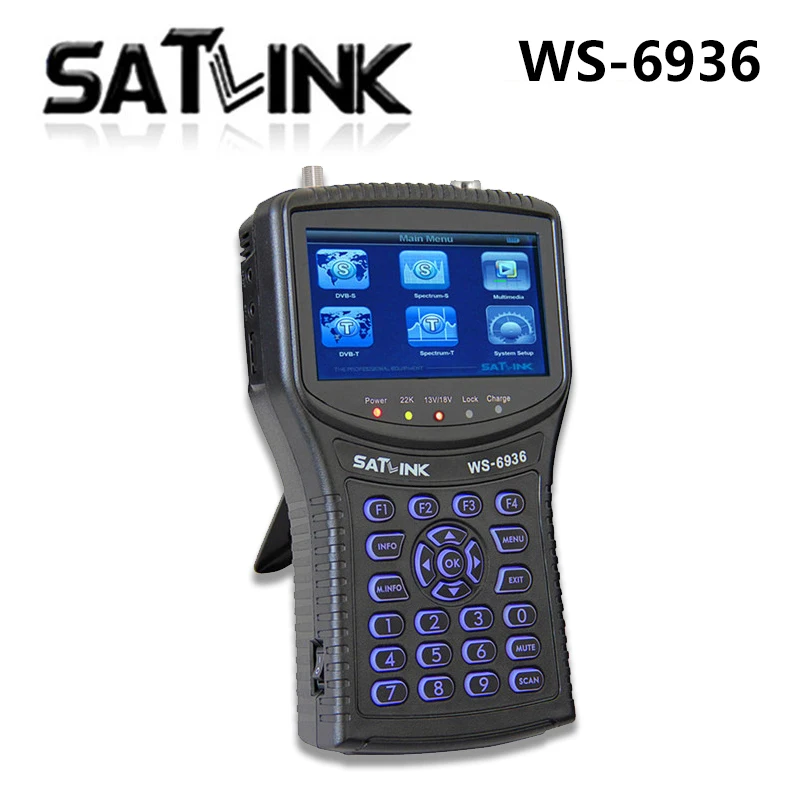 Спутниковый искатель метр ws6936 цифровой наземный сигнал поиск satlink WS-6936 dvb t2 коробка HTV h96 pro rom не входит в комплект