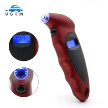 Цифровой манометр для шин, измеритель давления для велосипедов, велосипедов, автомобильных шин, диагностический инструмент, 0-150 фунтов/кв. дюйм, подсветка, ЖК-дисплей, датчик давления воздуха, тестер