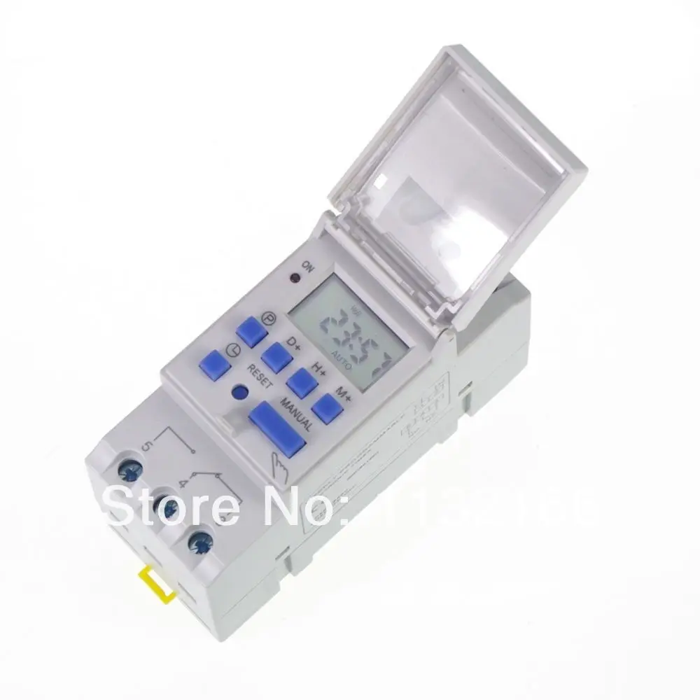 24VDC 16A DIN RAIL DIGITAL PROGRAMMABLE Timer TIME RELAY Switchin