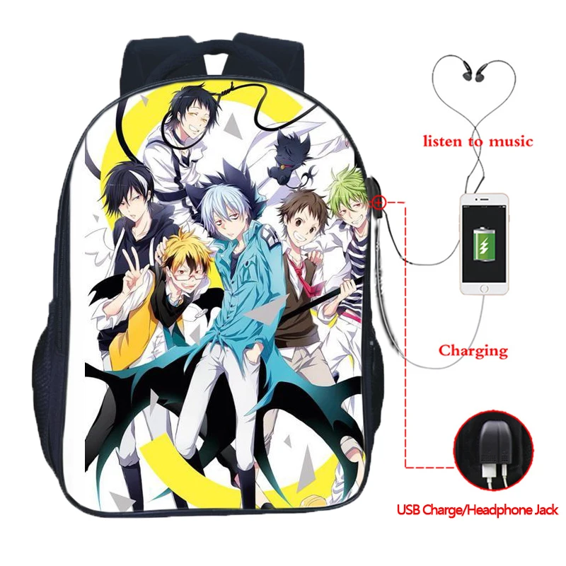 Рюкзак для студентов мальчиков и девочек с USB зарядкой|Рюкзаки| |