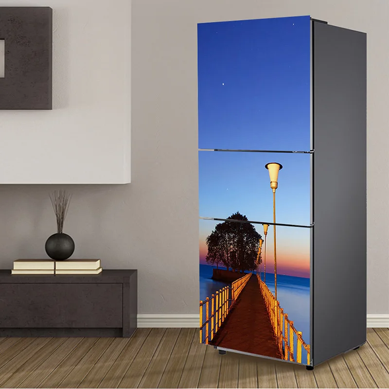  Fridge Door Stickers For Kitchen Living Room Refrigerator Decoration Home Decor (6)