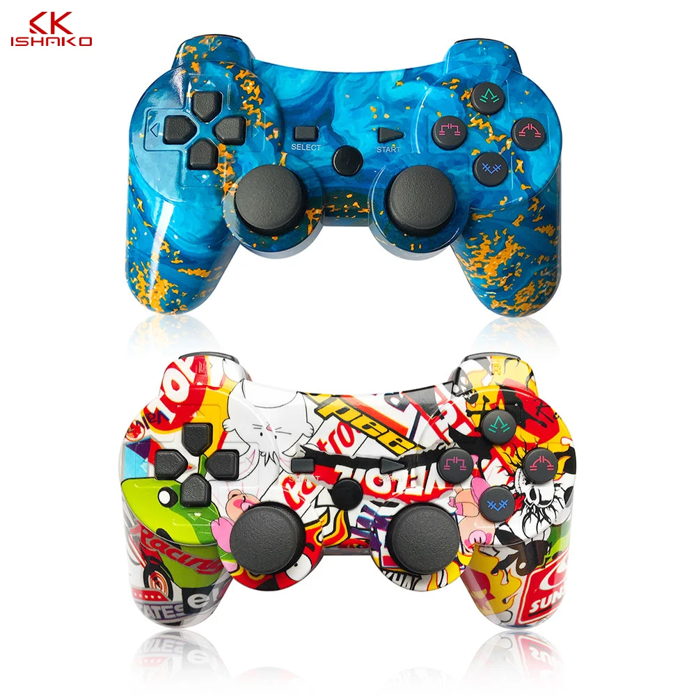 

K ISHAKO Anti-slip Silicone Cover Skin Case for Sony PS3/PS2 For DualshockController Joypad Gamepad Joystick Control &Stick Grip