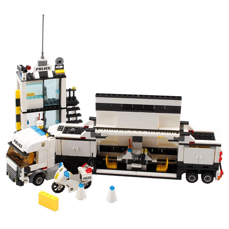 6727 City Street Police Station Car Truck Building Blocks Bricks Educational Toys For Children Gift Compatible with Legoings 6727 City Street Police Station Car Truck Building Blocks Bricks Educational Toys For Children Gift Compatible with Legoings
