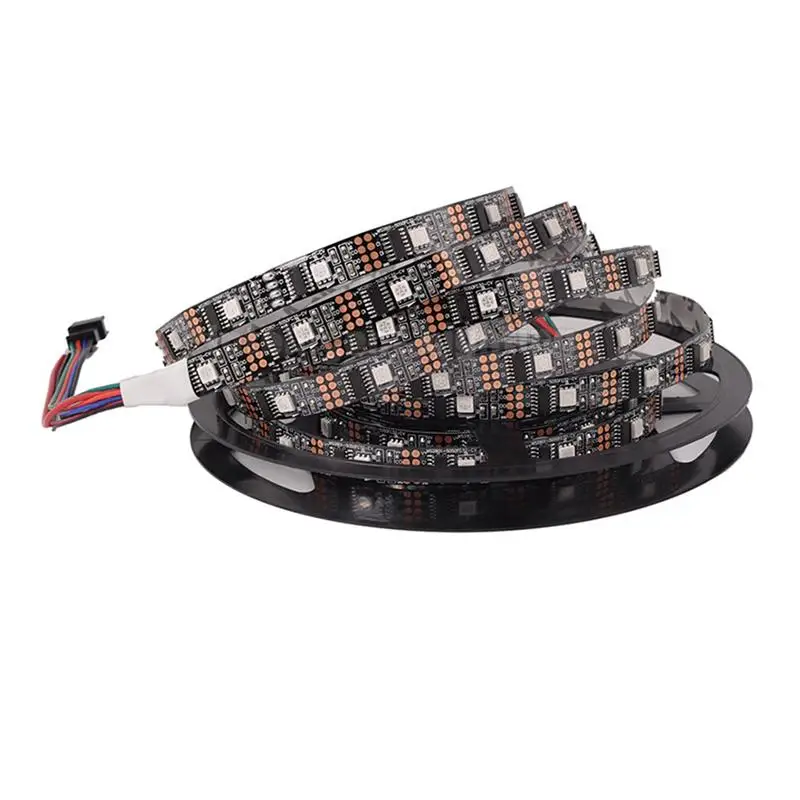 

5M 32LEDs/Meter Strip Light Non-Waterproof SMD 5050 WS2801 RGB Strip Lights Led Ribbon Tape Home Decoration Lamp