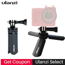 Ulanzi мини штатив подставка Адаптер для gopro 6 5 4 3 SJCAM xiaoyi 4 K Экшн камера, универсальный 1/4 винт тренога для смартфонов для телефона