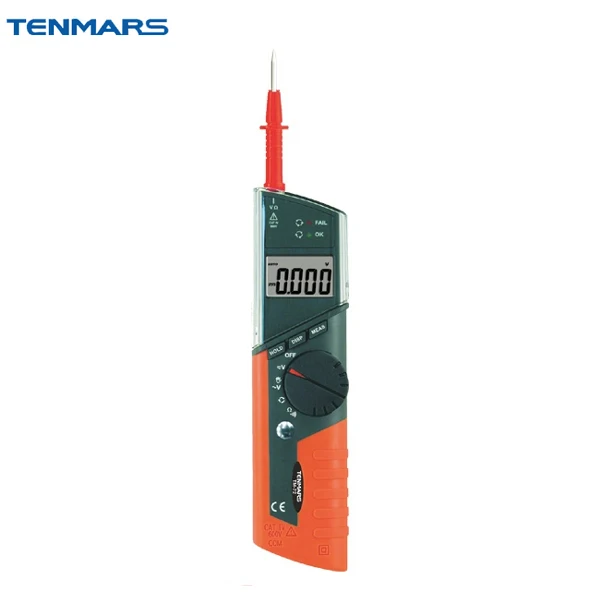 

TM-71 Pen Type Pocket Multimeter CAT IV 600V LCD Display with Maximum Reading of 4000