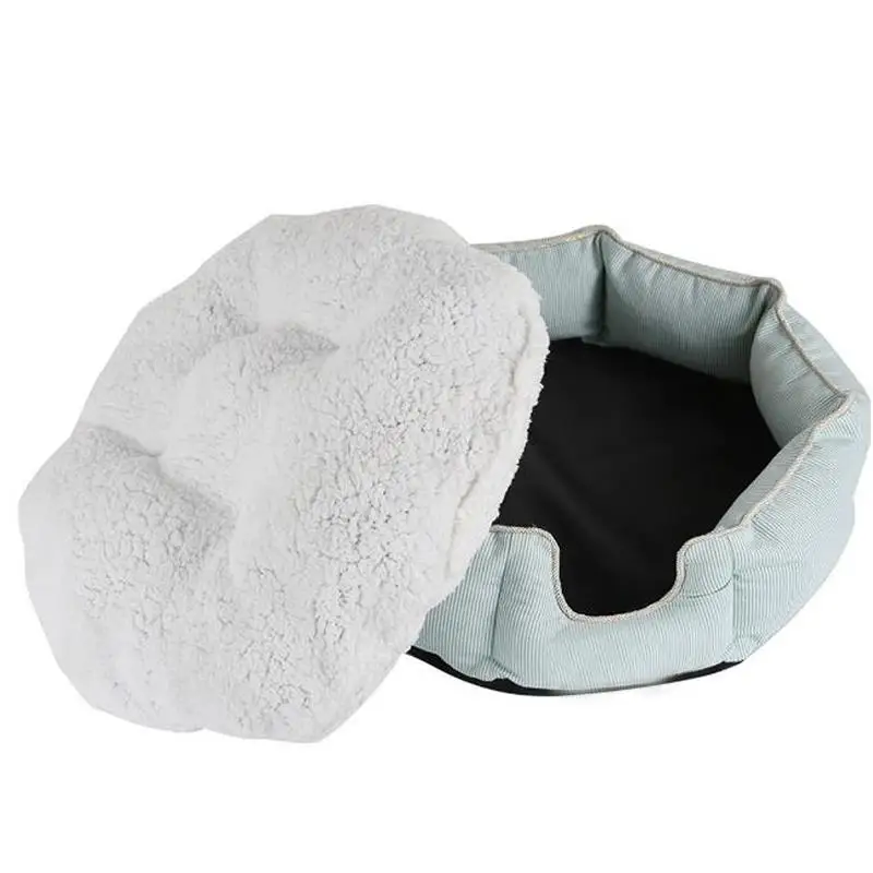 buy Octagon Washable Pet Lounger Sofas Detachable Cushion Mat Small Medium Dogs Bed House Thickening Durable Cat Nest