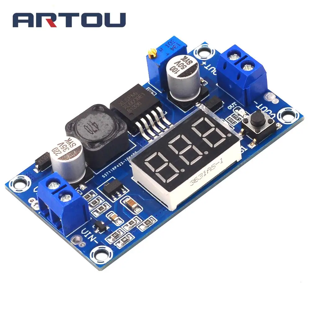 DC XL6009 цифровой повышение уровня Питание Модуль Регулируемый 3 V 32 постоянного