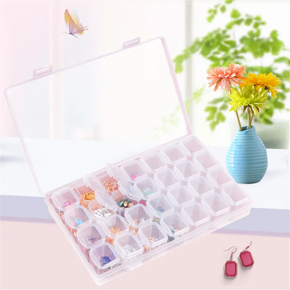 Buy New Clear Plastic Empty Storage Box Nail Art