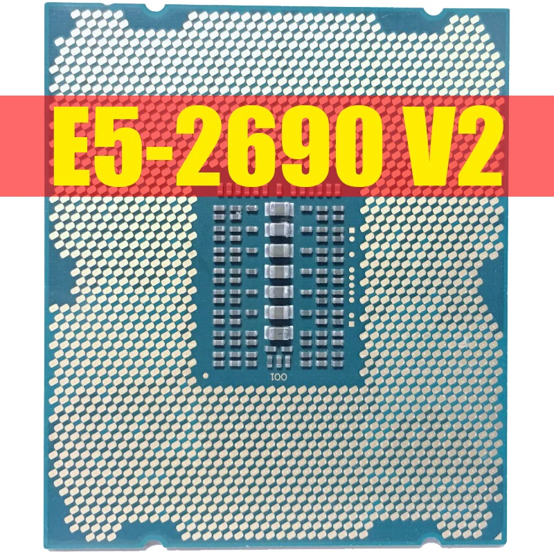 Процессор Intel Xeon E5 2690 V2 cpu 3,0G LGA2011 десять ядер серверный процессор e5-2690 V2 E5-2690V2 Формальное издание нормальная работа