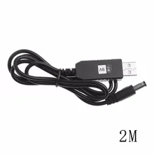 USB DC 5 V до 9 V 2,1x5,5mm Мужской повышающий Кабель-адаптер для маршрутизатора светодиодные полосы света горячая распродажа