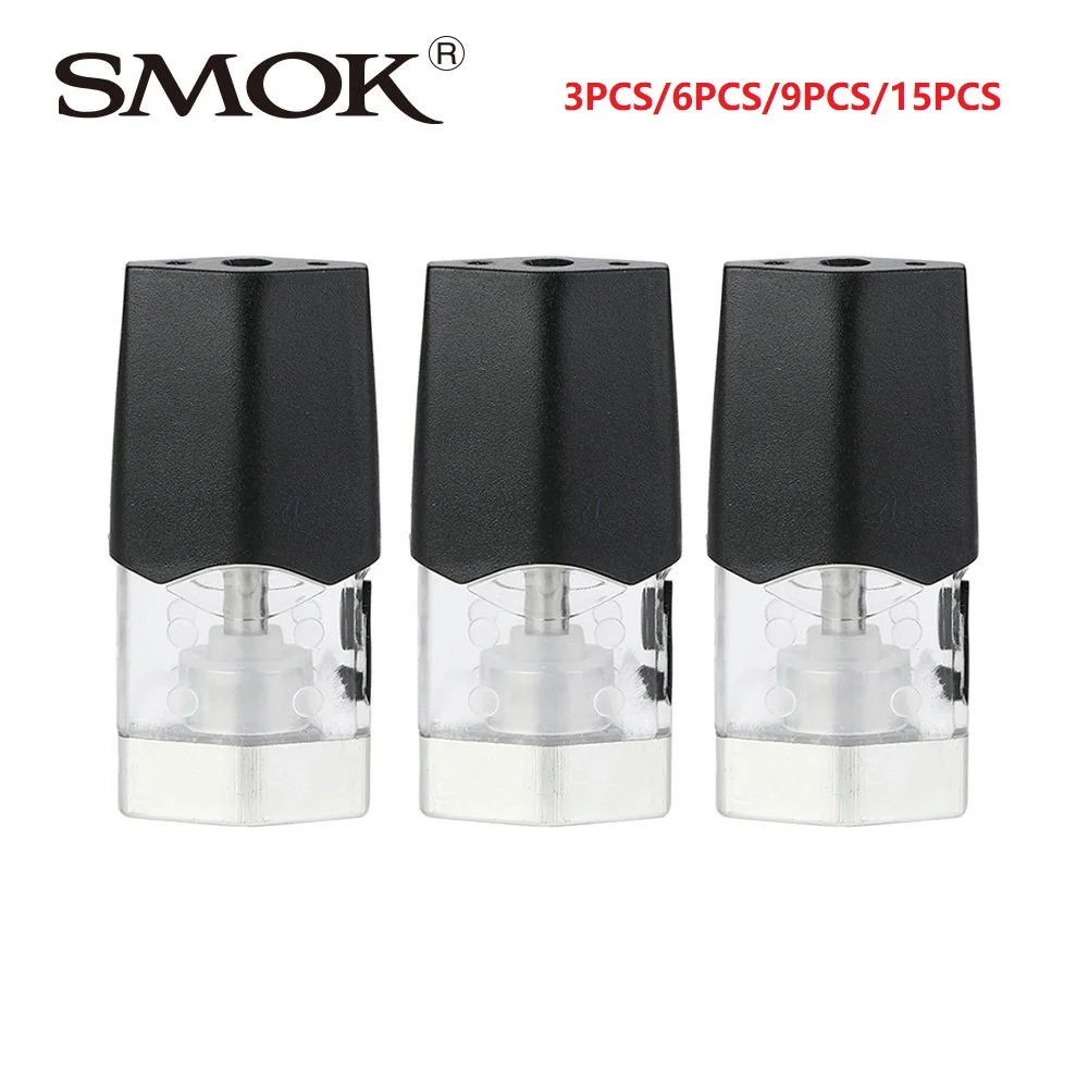 

Original 3/6/9/15pcs SMOK Infinix Pod with 2ml Capacity & 1.4ohm Coil for SMOK Infinix Pod Kit Pod System E-cigarette Spare Part