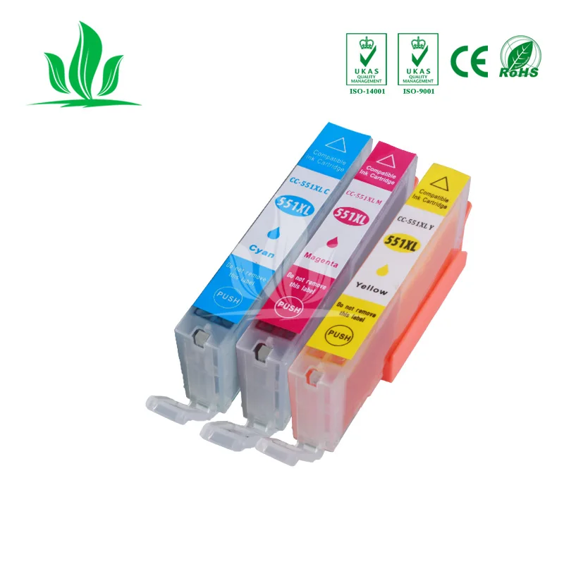 550XL 551XL чернильный картридж совместим с Canon Pixma IP7250 MG5450 MG5550 MG6450 MG5650 MG6650 MX725 MX925