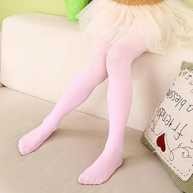 Studio Quality 90 Denier Girls Dance Tights Ballet Tap Modern NEW From UK Stock Pink