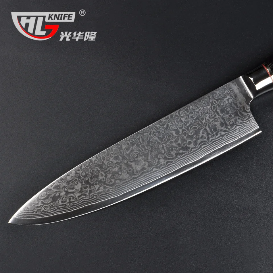Японский damasco VG10 8 &quotнож шеф повара японский кухонный нож Дамаск 67 слой ножи из