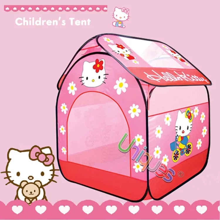 Hello kitty Детская палатка мультфильм игровой Домашняя игра палатка Спорт на открытом воздухе дети океан мяч бассейн лучшие игрушки для младенцев тент для лужайки подарок для девочки