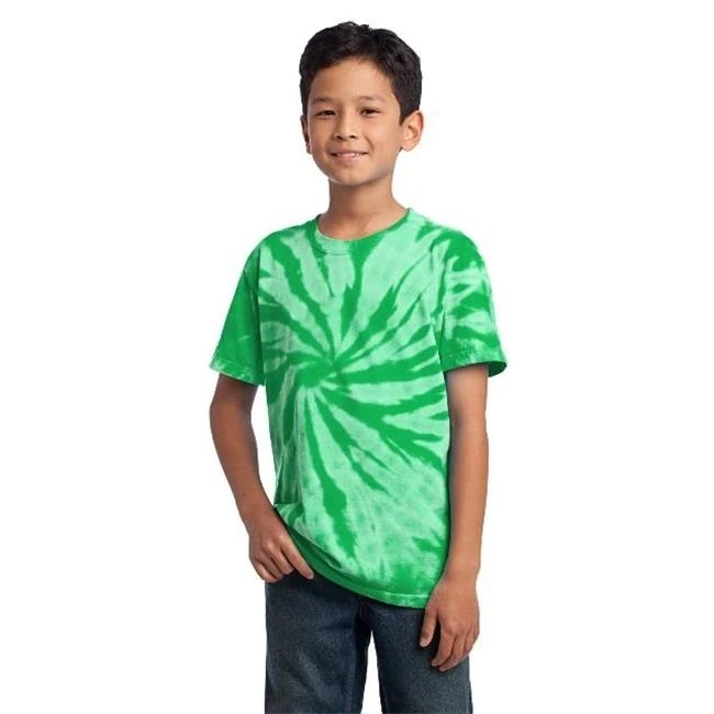 Port & Company PC147Y Youth Tie-Dye Tees Kelly - Small