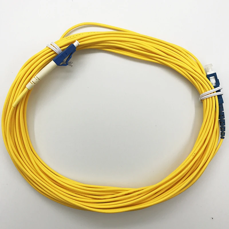 

5pcs/lot LC-SC patch cord diameter 2.0 mm LC-LC single-mode fiber cable 10 meters single core 5 pcs