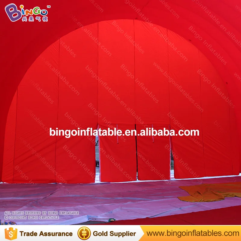  11X6.4X7M Red xgloo event tent inflatable trade show large event tents for sale