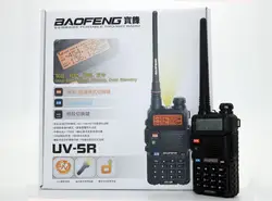 2 шт. Baofeng UV-5R Двухканальные рации UHF VHF Двухдиапазонный UV5R CB Портативный Радио 128ch 5 Вт VOX фонарик двойной Дисплей FM трансивер