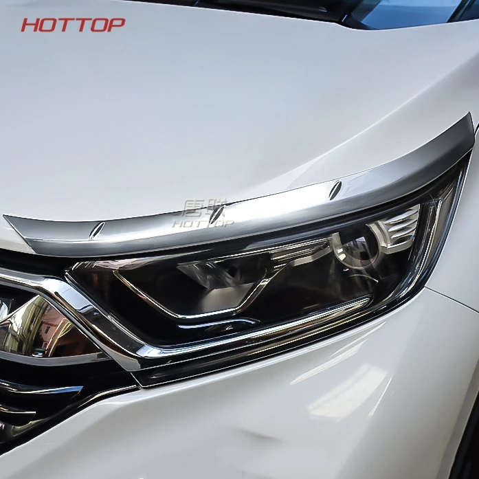Автомобильные аксессуары ABS хром Exteriror передняя фара брови век Кепка наклейка отделка Подходит для Honda CRV CR-V