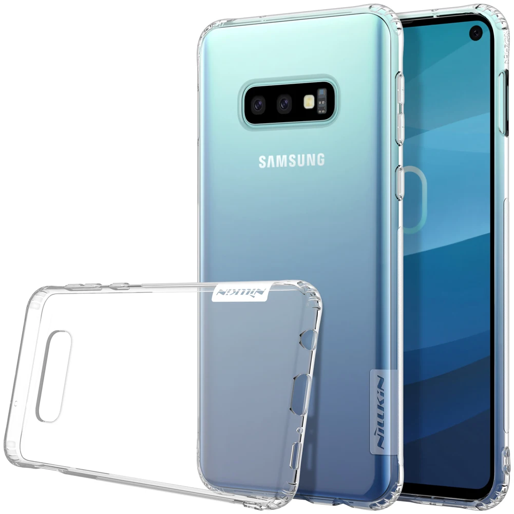 Мягкий чехол для samsung Galaxy S10 S10+ Plus Nillkin серии Nature, прозрачный TPU чехол для samsung Galaxy S10 Plus, чехол - Цвет: Clear