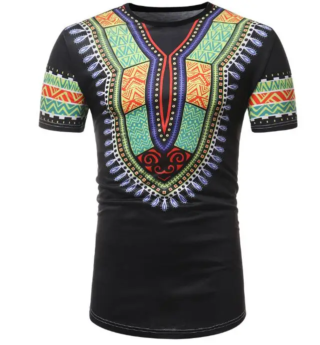 new fashion 2020 african clothes hip hop africa shirts printed dress dashiki clothing casual for men cotton male t-shirt top tee