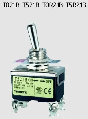 

5pcs/lot toggle switch T021B T521B TOR21B T5R21B free shipping