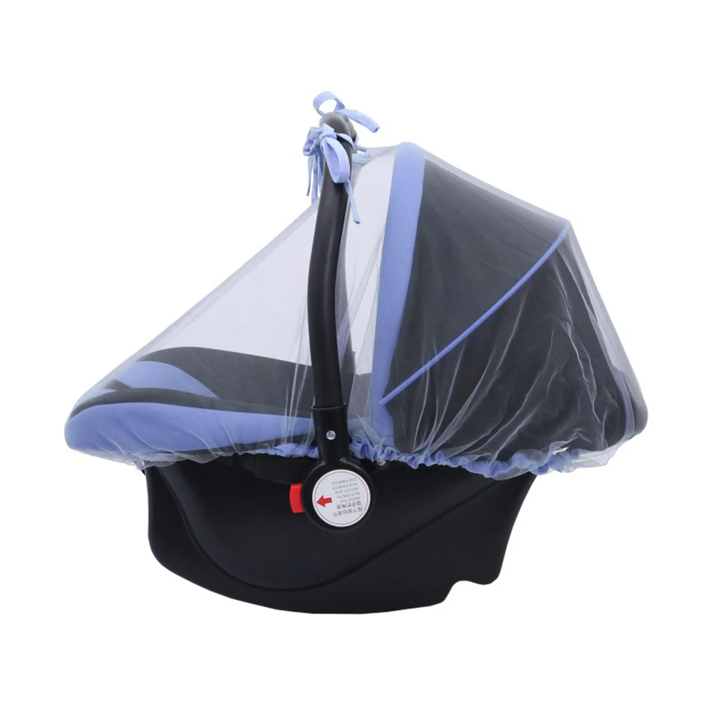 Летние плотные марли крышка для Детские коляски отпугивания комаров дышащий охлаждения мягкие коляска крышка