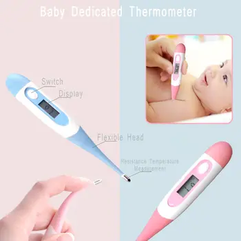 

10Pcs Baby Care Sets Electronic Digital Thermometer Baby Infant Nail Hair Health Care Body Thermometer Comb Nose Cleaner Tool