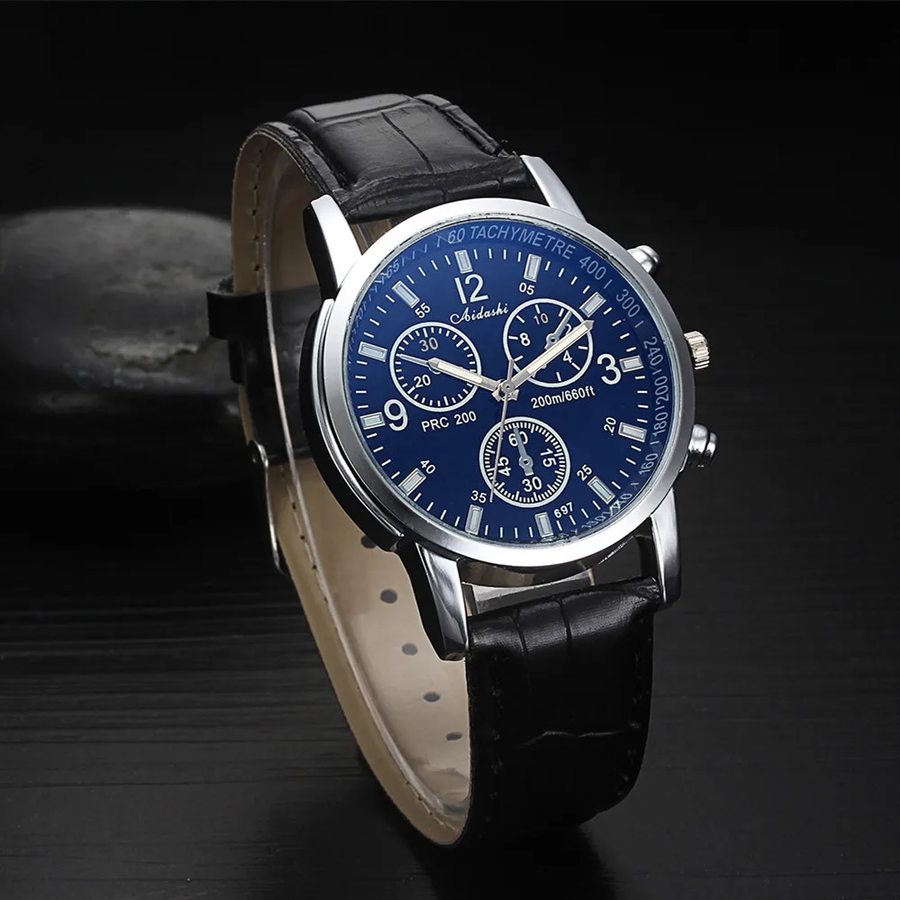 

Quartz Watch Man Leather Strap Aidashi Gift Watch Reloj Hombres Erkek Kol Saati