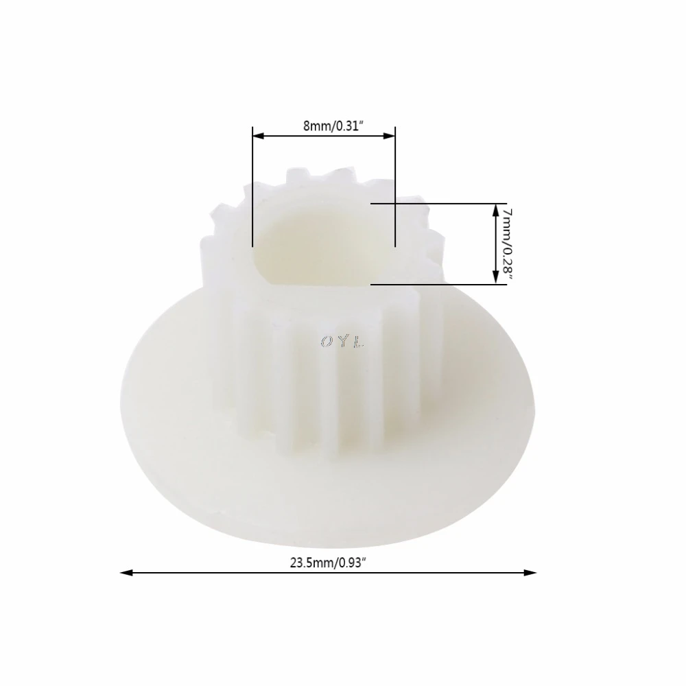 Durable Bread Machine Small 15T Belt Gear Motor Shaft Kitchen Appliance Tool For Donlim