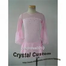 Дети Катание на коньках платье конкурс новые модные брендовые Фигурное катание Костюмы для Для женщин dr3400