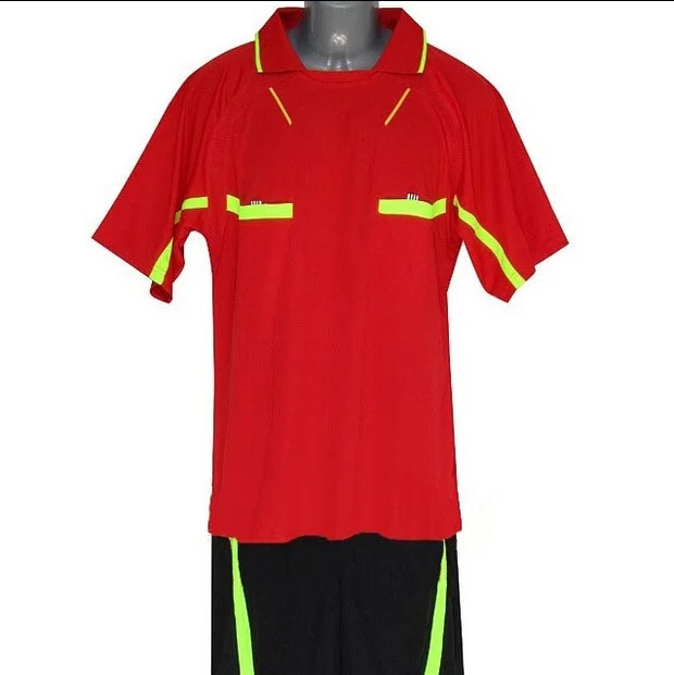 Free Shipping 2015 Soccer Referee Clothing Referee Set Soccer Short