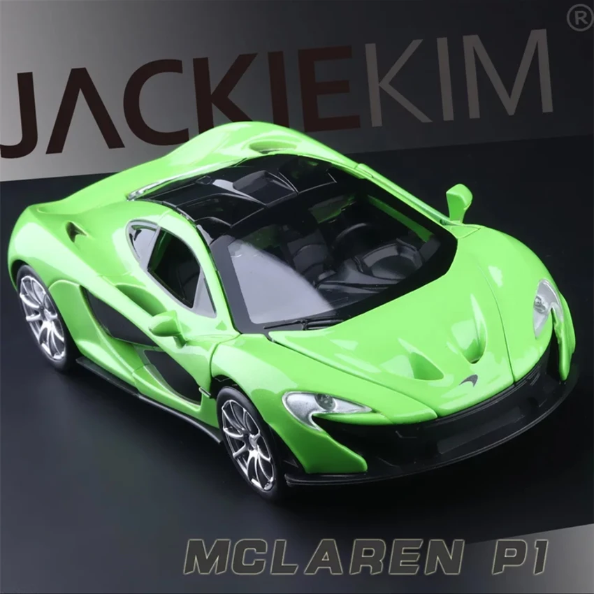 Новинка 1:32 mlaren P1, автомобильная модель автомобиля из металлического сплава, игрушечная музыкальная мигающая машина для мальчика, подарки, игрушки