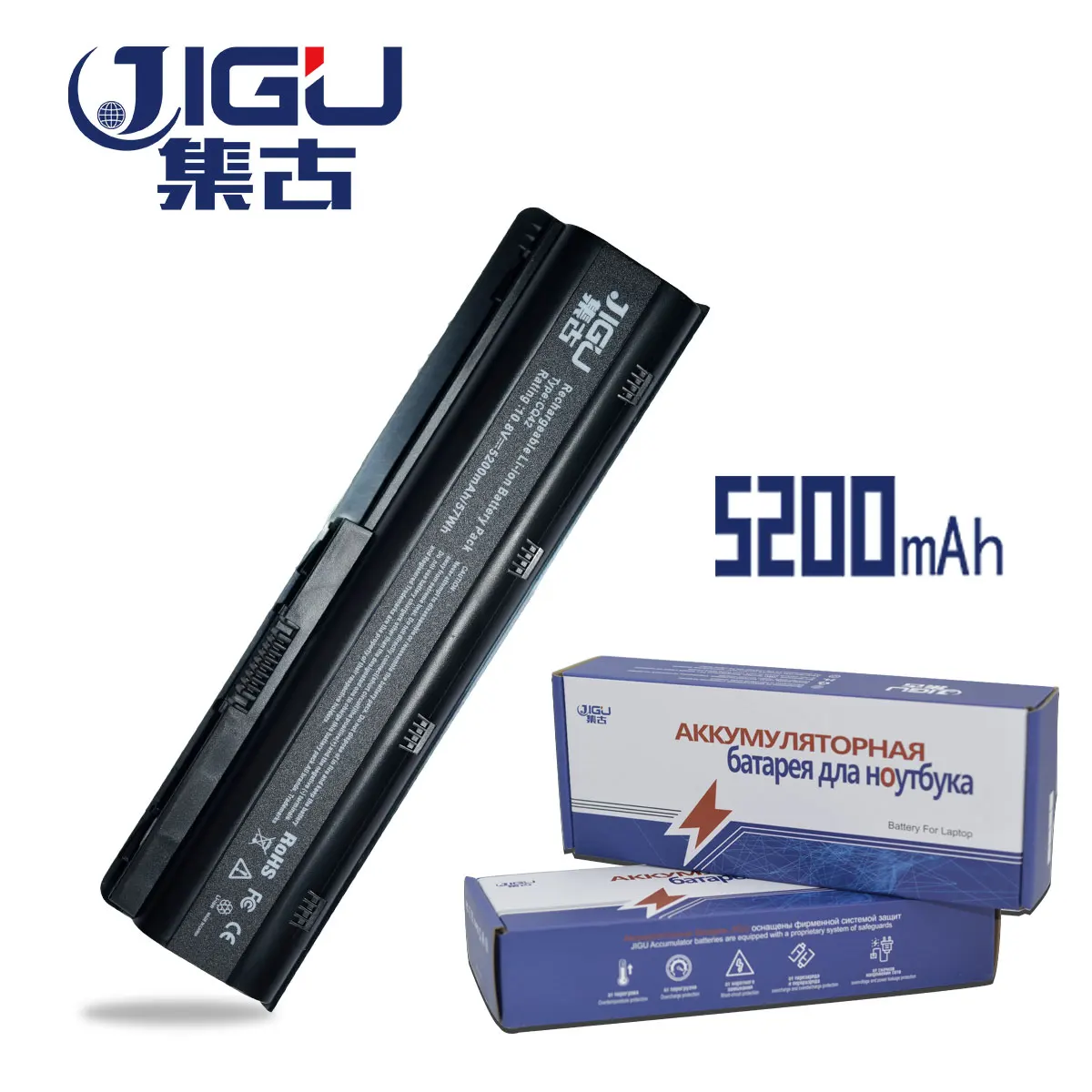 JIGU ноутбука Батарея для струйного принтера HP Pavilion MU06 MU09XL Dv7 1200 593553 001 аккумулятор