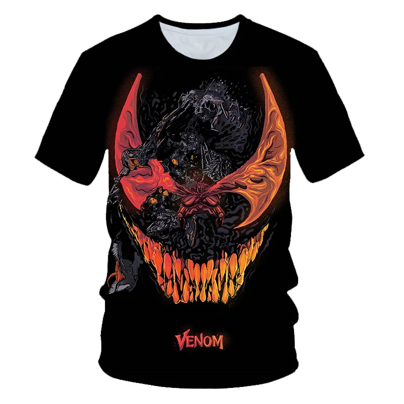 

2019 T shirt Men Newest Venom Marvel Tee shirt 3D Printed T-shirts Men Women Casual Shirt Fitness Venom Cosplay T Shirt Tee Tops