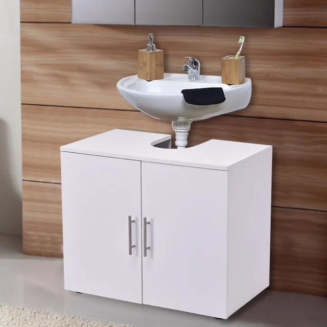 Giantex Non Pedestal Under Sink Bathroom Storage Vanity Cabinet Giantex Non Pedestal Under Sink Bathroom Storage Vanity Cabinet Modern Wood E Saver Organizer New
