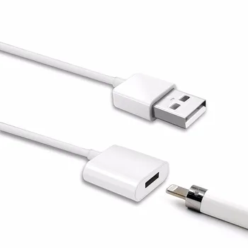 

1M Pencil Charger Cable Adapter for iPad Pro 12.9, 10.5 inch, Male to Female Extension USB Charging Cord for Apple Pen iPencil