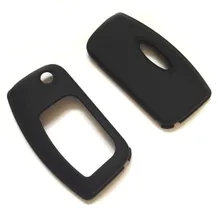 Автомобильный чехол для ключей пластиковый БЕСКЛЮЧЕВОЙ дистанционный ключ Fob флип ключ защитный кожух 3 кнопки для Ford(черный