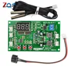 DC 12V Dual 3-wire Fan LED Intelligent Digital Temperature Thermostat Governor Motor Speed Controller Switch Module NTC Sensor ► Photo 1/6