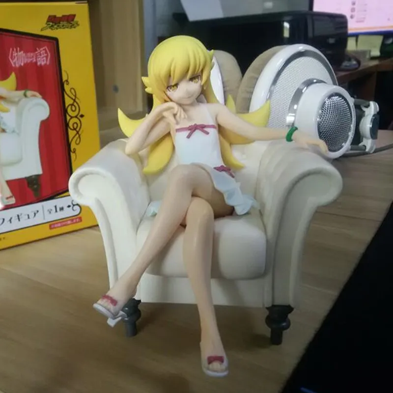 

12cm Action Figure Oshino Shinobu PVC Toys Bakemonogatari Small Tolerance Prize Taito Date A Live TAITO Anime Girl Model