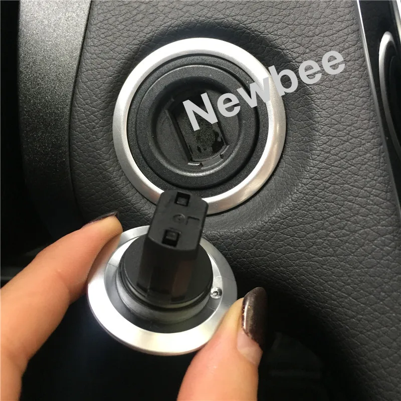 Newbee Keyless Go Start Stop стильная кнопка Зажигания для автомобиля переключатель зажигания Универсальный для большинства Mercedes Benz ML350 GLK350 S350 C200 A45 G55 S63