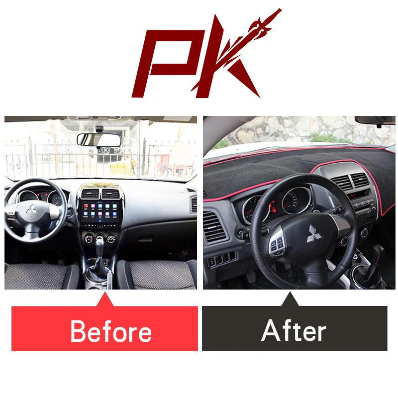 1x для Mitsubishi ASX 2012 2018 2014 2015 2013 2016 2017 аксессуары салона автомобиля крышка приборной
