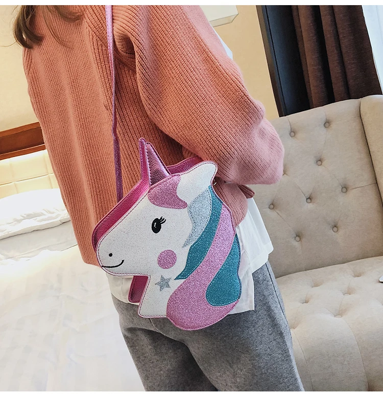 Cute Sequin Unicorn Casual Shoulder Bag -Unicorn Fashion