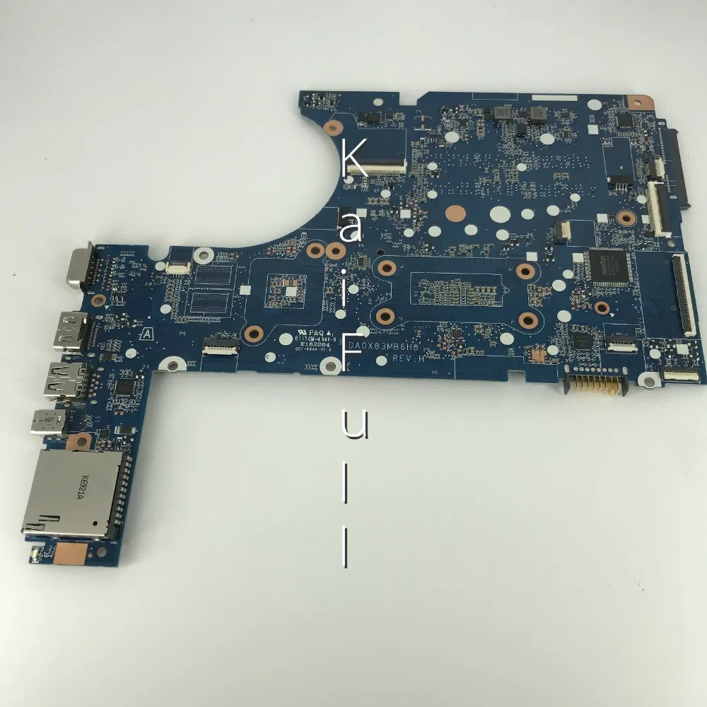incredible  KaiFull DA0X83MB6H0 X83 laptop motherboard For ProbBook 450 G4 470 G4 mainboard 3865U SR349 DDR4