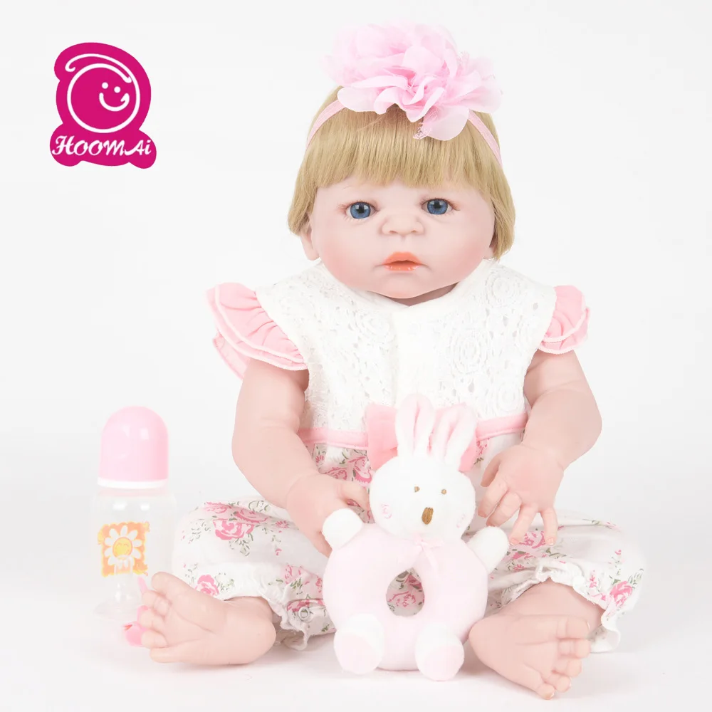 

55CM Full Body Soft Silicone Girls Reborn Baby Doll Bathe Toys Lifelike Princess Girl Dolls Bebe Real Reborn Boneca Menina