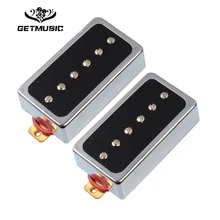P90 Electric Guitar Pickup Humbucker size Single Coil Pickup Neck Bridge Guitar Parts and Accessories electric guitar pickups humbucker double coil pickup 7 string guitar parts accessories bridge neck set black