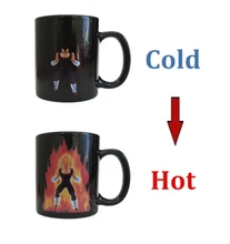 Neue Ankunft Dragon Ball Z Vegeta Kaffee Tasse Wärme Reaktive Farbe Ändern Keramik Becher Neuheit Caneca Tassen Kreative Tassen Weihnachtsgeschenk